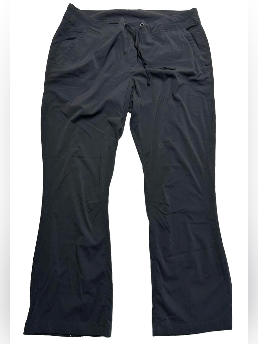 Columbia Anytime Outdoor Bootcut Pants Womens 16 Black Omni Shield UPF 50